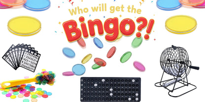 Bingo Cage Machine Set with Wand Manual Lottery Ball Spinner for Party Game Night Halloween Christmas