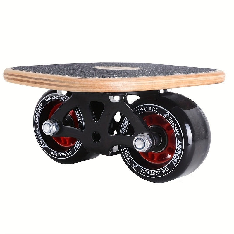 Split Drift Skateboard with PU Wheels & High-End Bearings | 7-Layer Maple Deck Anti-Slip Portable Roller Road Drift Skates Plate – Flexible Lightweight Design for Tricks & Street Skating (2 Styles)