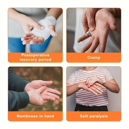 Hand Rehabilitation Glove Pneumatic Finger Trainer Left Right M L XL