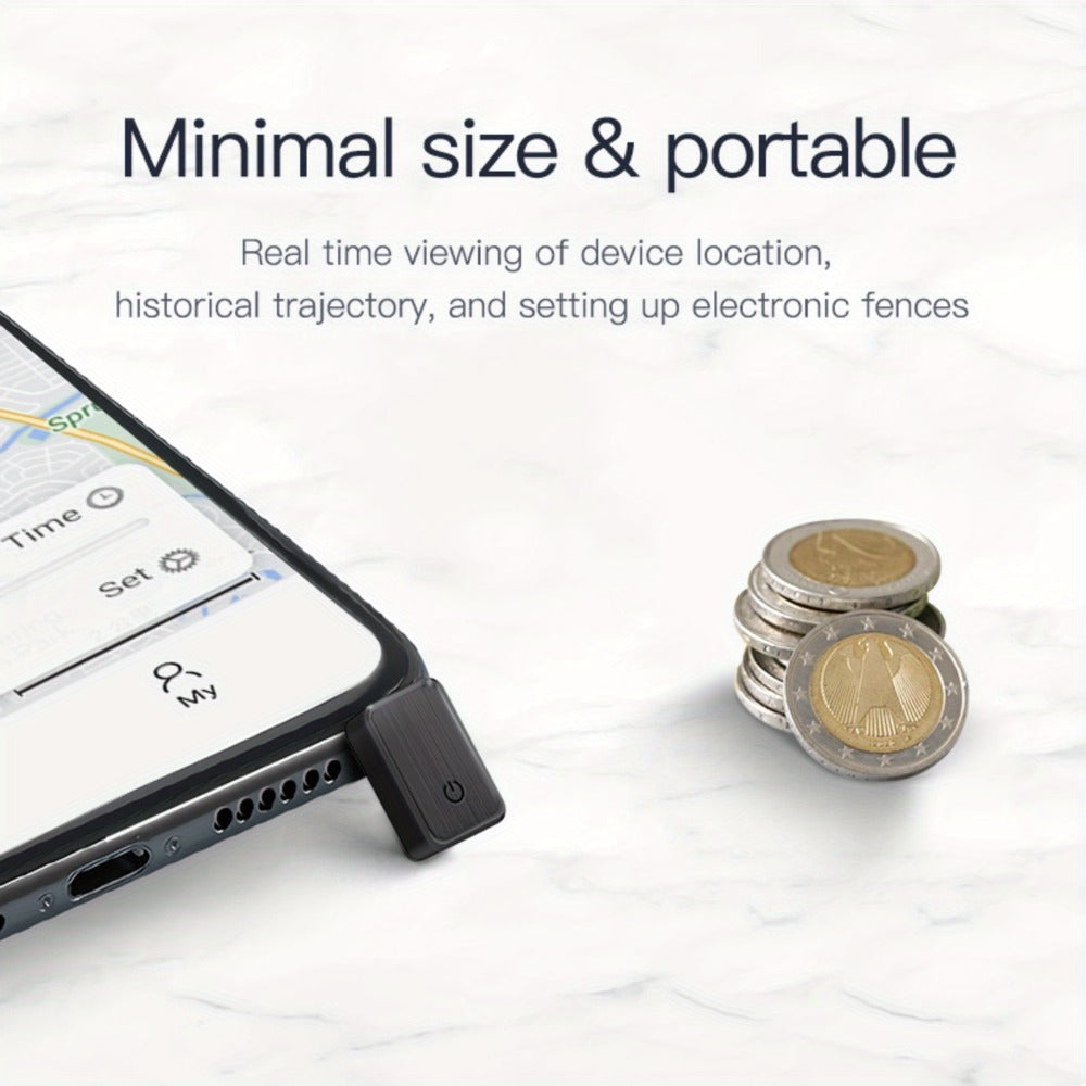 Mini GPS Tracker GF-08 Magnetic Real-Time Car Tracking Device – Global Coverage, No Subscription Fee, Stainless Steel Portable Hidden Vehicle Locator, 2/3/4/5/6 Pack