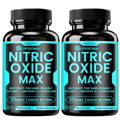 L-Arginine L-Citrulline AAKG & Beet Root Capsules 3000mg – Nitric Oxide Booster for Muscle, Blood Pressure & Workout Performance | Caffeine-Free Men's Health Supplement | 1 or 2 Bottle Options