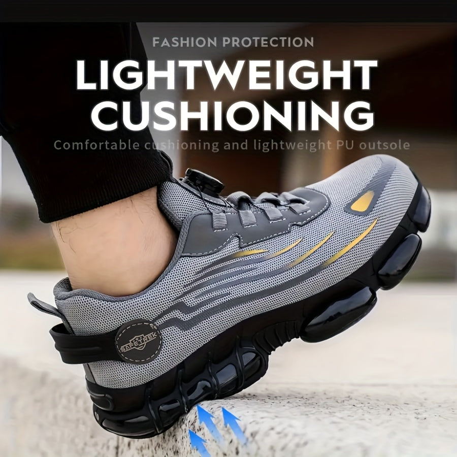 Men's Work & Safety Shoes - Steel Toe Protection & Non-Slip Sole