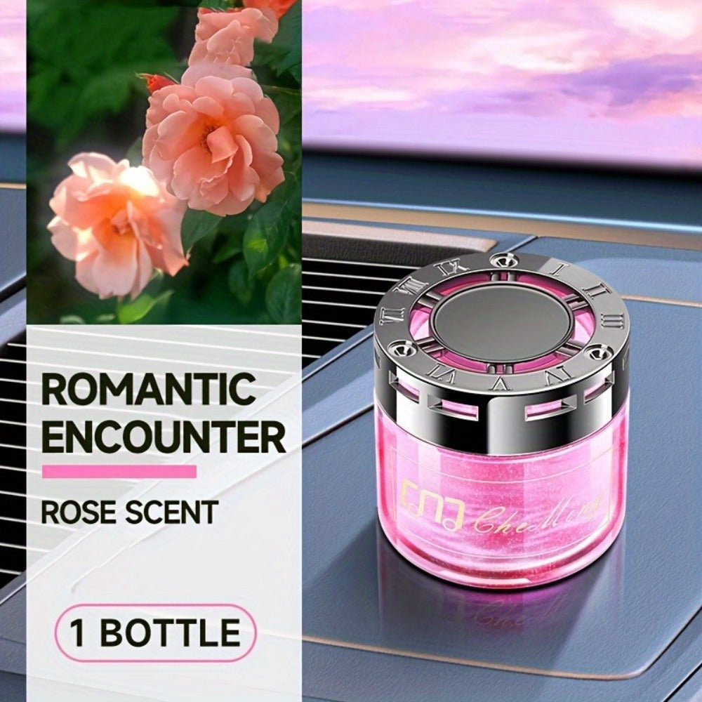 Solid Perfume Car Air Freshener 2PCS Set - Long-Lasting Alcohol-Free Scented Cream for Car Interior, Home & Room Decor, Multiple Fragrances for Men & Women
