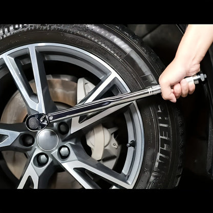 Torque Wrench Adjustable Drive 3/8" & 1/2" - Preset Click Torque Wrench for Automotive, Bike & Bicycle Maintenance, Ratchet Wrench with Dual Scale, Accurate & Durable, Gift for Husband & Car Enthusiasts