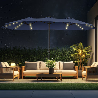 Patio Umbrella shown in the Blue Patio Umbrella option