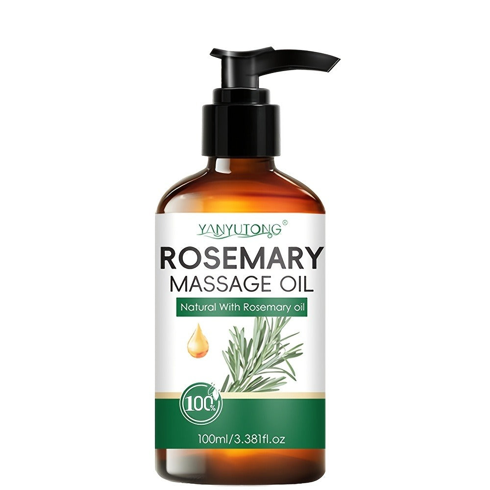 Moisturizing Massage Oil 3.38oz Natural Botanical - Turmeric, Rosemary, Lavender & Cherry Blossom with Glycerin, Nourishing Body Oil for All Skin Types, Gentle Non-Irritating Spa Skincare Gift for Women