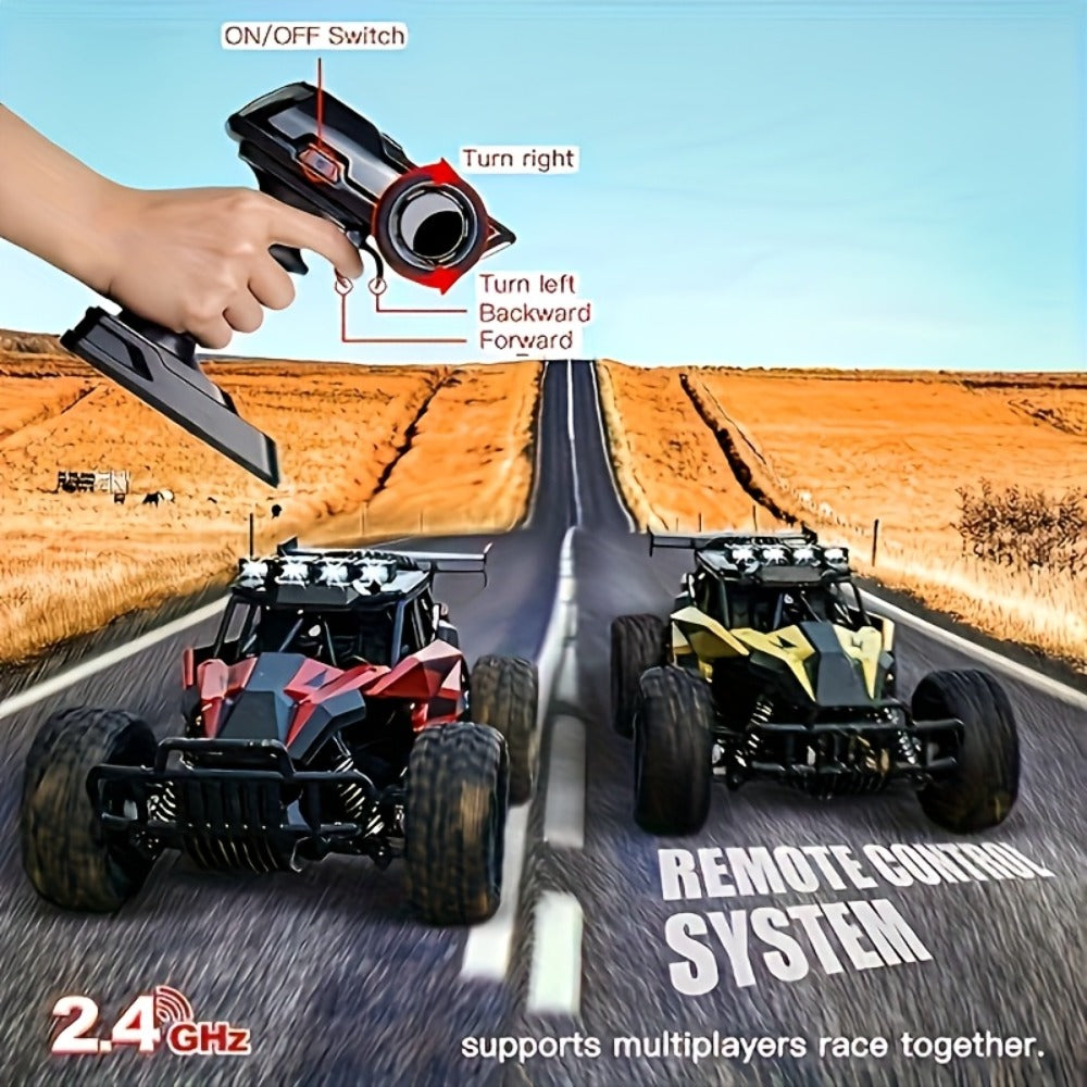 RC Off-Road Truck for Kids Ages 6+ – High Speed Remote Control Car Alloy Steel Body Full-Function 4WD All-Terrain Monster Truck Toy for Boys, Best Birthday Christmas Holiday Gift