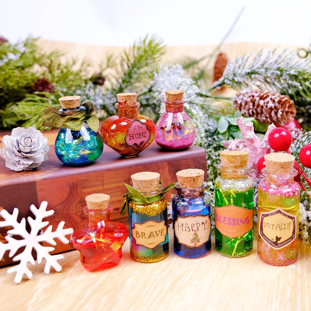 DIY Magic Potion Making Kit for Kids – Wizard Potion Bottles Craft Set Fantasy Arts & Crafts for Girls Boys Ages 6+ Halloween Christmas Birthday Gift Party Activity
