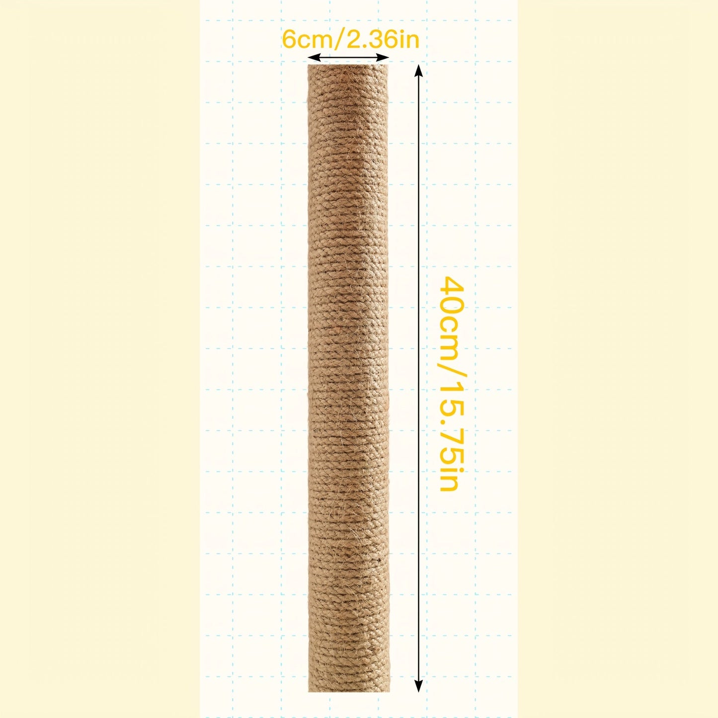 Multi-Level Sisal Cat Scratching Post 4-in-1 with 6 Wooden Balls 2 Hanging Balls & 2 Feather Teaser Toys - Premium Thickened Sisal Anti-Slip Base for Indoor Cats M L XL + Replacement Pillars