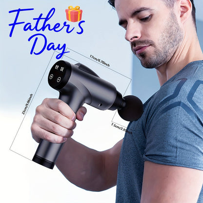 Massage Gun Deep Tissue – Handheld Electric Muscle Massage Gun for Full Body, Back, Neck & Arm Relief, Percussion Massager for Sports & Fitness Recovery, Gift for Men Women Parents