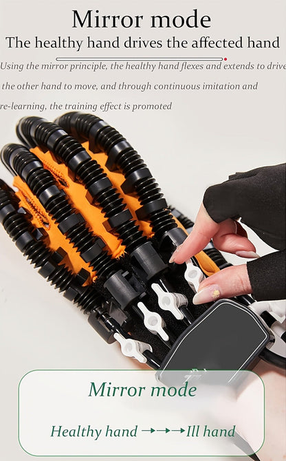Hand Rehabilitation Glove Pneumatic Finger Trainer Left Right M L XL