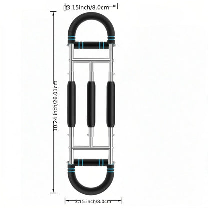 Spring Chest Expander Bar – Adjustable Arm & Tricep Trainer