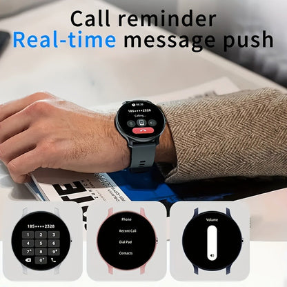 Fitness Tracker Smartwatch for Men & Women – 1.28" Display, Sleep Monitor, Step Counter, Distance Tracker, Running & Gym