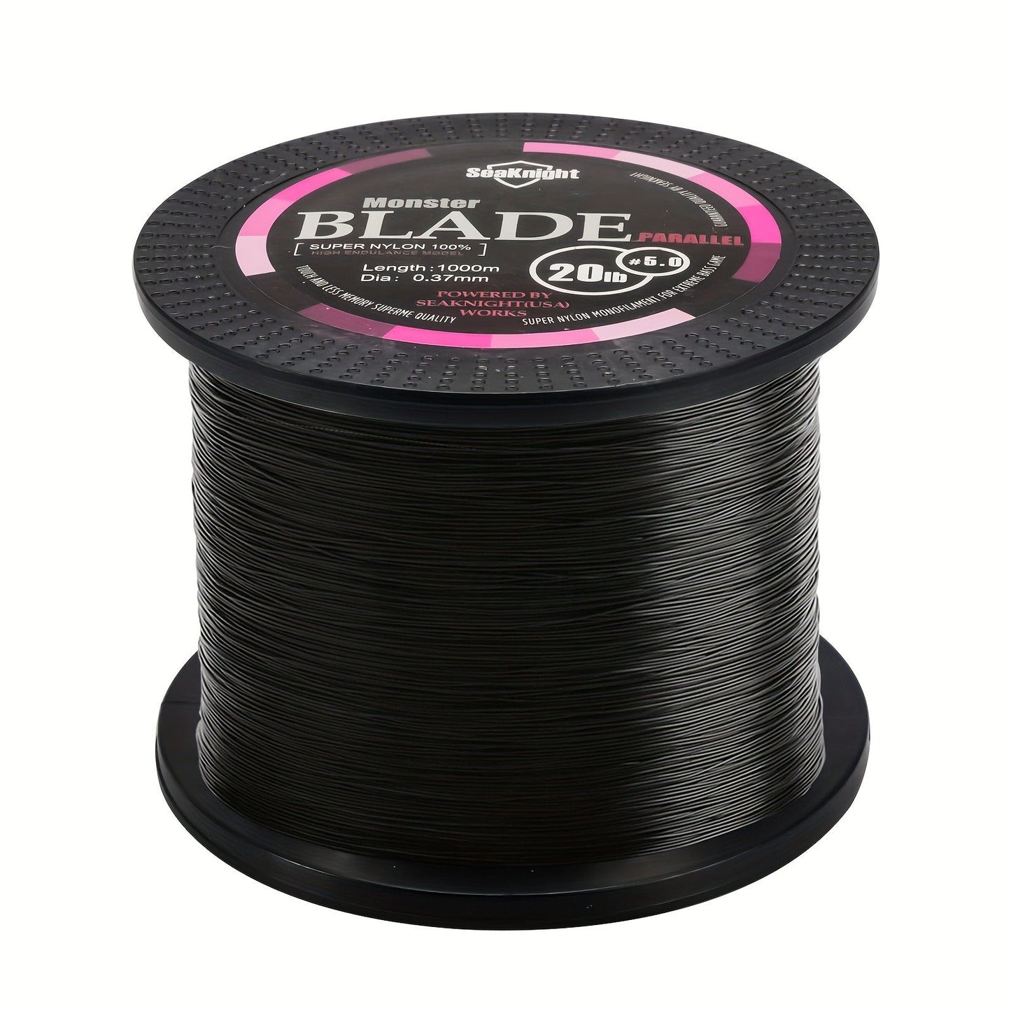 Monofilament Fishing Line 1000M / 1093Yds – Nylon Mono Line for Freshwater & Saltwater, 2-35LB, Black & White