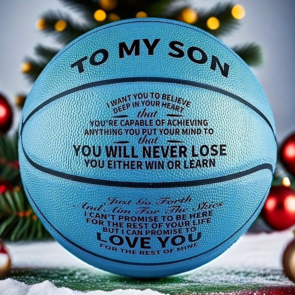 Motivational Basketball Gift for Teenagers, Grandson & Grandchild – International Standard Size, Inspirational Quote Ball, Perfect Birthday & Christmas Gift for Boys & Girls Age 14+