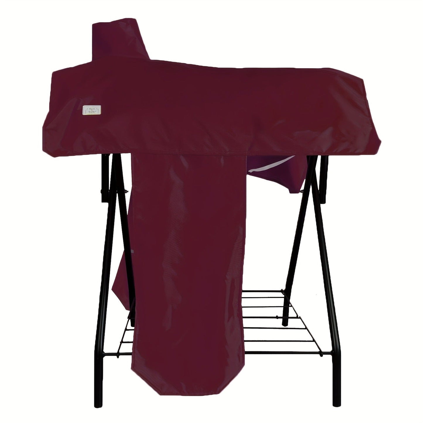 Waterproof Horse Saddle Cover 420D Oxford 6 Elastic Straps