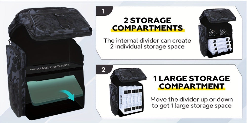 Waterproof Fishing Rod Backpack 42L – Built-In Rod Tube, 16 Pockets & Insulated Cooler Option | Black, Camo, Khaki, Gray