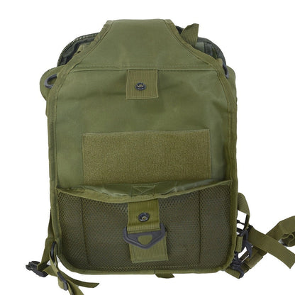 Tactical Chest Bag – Single Shoulder Crossbody Sling Pack for Hiking, Patrol & Outdoor EDC, Adjustable Strap, Multi-Pocket