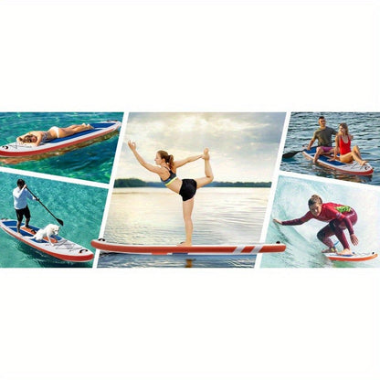 Ultralight Inflatable SUP Board Wide Stable Design Non-Slip EVA Deck Portable Quick-Dry All-Season Performance for All Skill Levels Beginners Adults