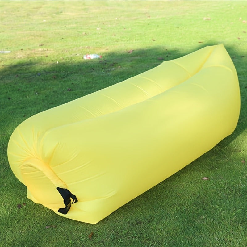 Inflatable Air Sofa Outdoor Camping Lounger 440LB Heavy Duty Quick Inflate Portable Lazy Bag Sofa Bed with Carry Bag Lightweight Compact for Beach Hiking Music Festival Travel 6 Colors