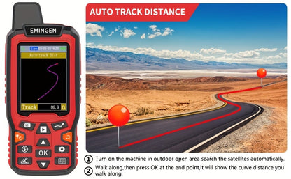 Handheld GPS Land Surveying Equipment – High-Precision 2.4" LCD Area Measuring Tool for Farmland, Forest, Ranch & Mining | ZL180