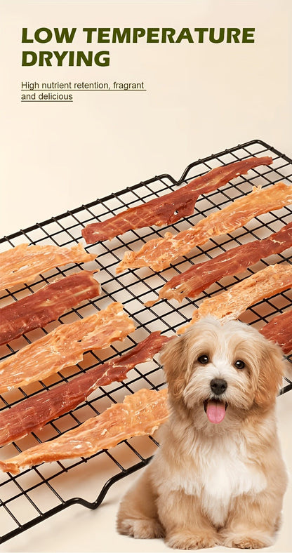 Chicken Jerky Treats for Dogs and Cats – High Protein Chicken Breast Slices, Grain-Free Dental Chews & Training Rewards for Puppies Kittens Adult Dogs Cats, Healthy Natural Pet Snacks