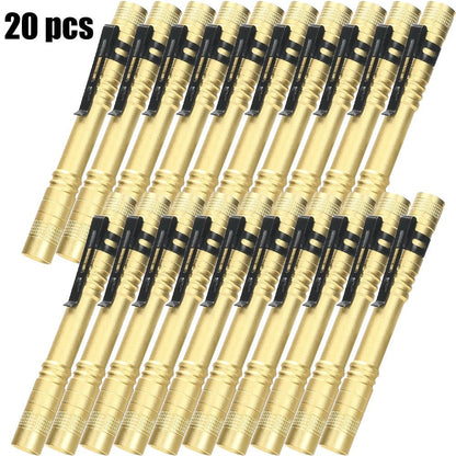 Pen Light Flashlights Bulk Pack with Clip - Mini Slim LED Pocket Torch for Camping, Outdoor, Home & Emergency Use, 5/10/20pcs (Batteries Not Included)