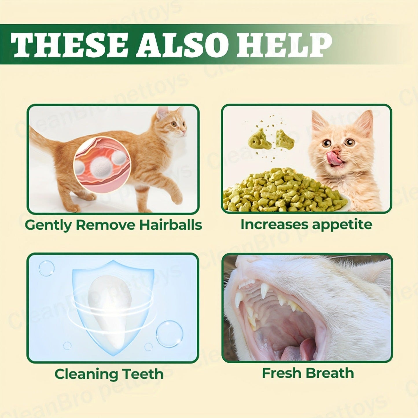 Catnip Cat Treats 150g – Catnip Cookie & Catgrass Molar Stick, Dried Fish Snack for Cats, Teeth Cleaning Dental Chew, Hairball Control Nutrition Fattening Cat Snack