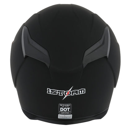 Motorcycle Full Face Helmet with Tinted Shield & Spare Clear Shield Quick Release Buckle Lightweight Aerodynamic Removable Washable Interior, Multiple Colors S M L XL
