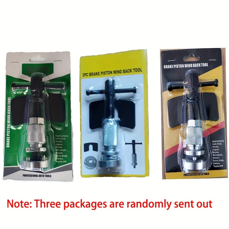 Tool for Recoiling Brake Caliper Pistons, Ideal for Replacing Brake Pads in Various Vehicles