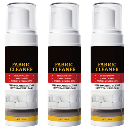 Upholstery Cleaner Spray Multi-Fabric Stain Remover 6.76oz Spot Cleaner for Couch Sofa Rug Carpet Clothes Car Seat Mattress Laundry Multi-Purpose Fabric Cleaner for Home and Car 1 2 3 4 5 Pack