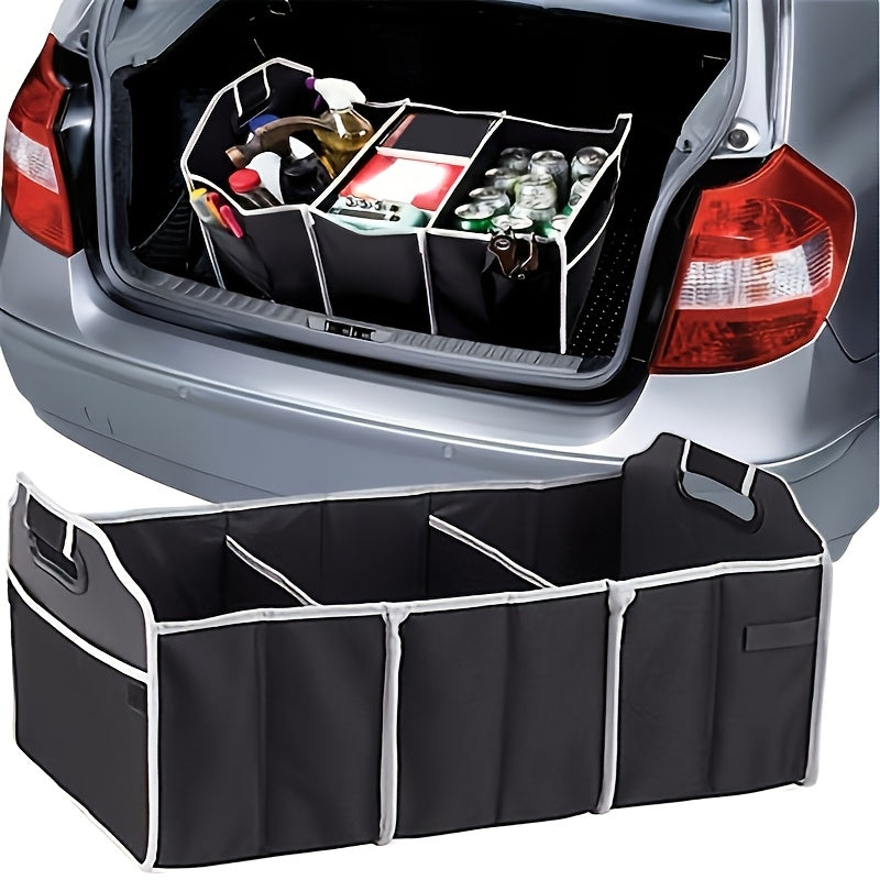 Automobile Organizer, Non-Woven Fabric Storage Container for Cars, Spacious Collapsible Vehicle Storage Bag, Easy to Transport And Compact, Perfect for Holiday Gifting