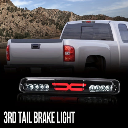 LED Third Brake Light Cargo Lamp for Chevy Silverado GMC Sierra 1500 2500 3500 1999–2007 – DOT Approved 12V-24V Polycarbonate Lens Plug-and-Play