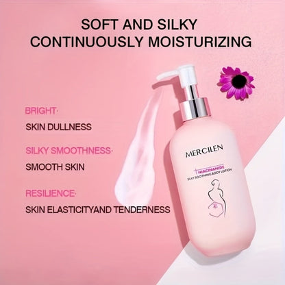 Niacinamide Body Lotion 8.45oz – Silky Moisturizing Formula Deep Hydration Brightening Smooth Skin Feel Lightweight Non-Greasy All Skin Types Daily Body Moisturizer Vitamin B3 250ml