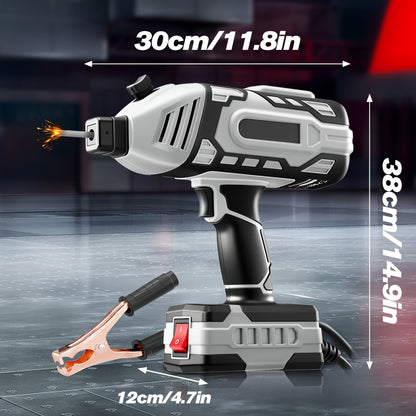 Sakerplus Handheld Welding Machine, 20-120A 110V Portable Stick Welder, IGBT Hand Held Welder Machine with Hot Start Arc Force Anti-stick ARC Welder Gun, 5 Variable Current Adjustment, Christmas Thanksgiving Gifts for Father Husband