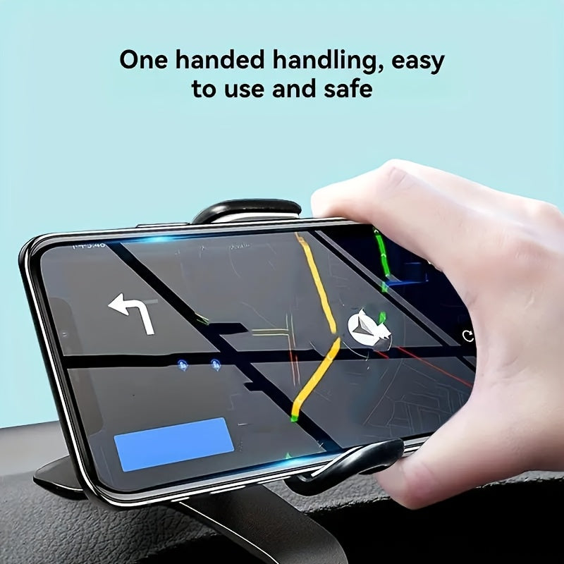 FENGXUEHAO Car Phone Holder with Rotatable Dashboard Mount, Adjustable Phone Bracket & -Rust ABS/PVC Suitable for GPS Navigation, Dashboard/Dashboard/Dashboard/Tablet Holder for GPS, for Smartphones, Vehicle Dashboard Mount