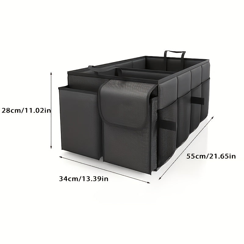 Foldable Car Trunk Organizer, Waterproof Car Organizer, Portable Large Capacity Trunk Organizer, Universal Version