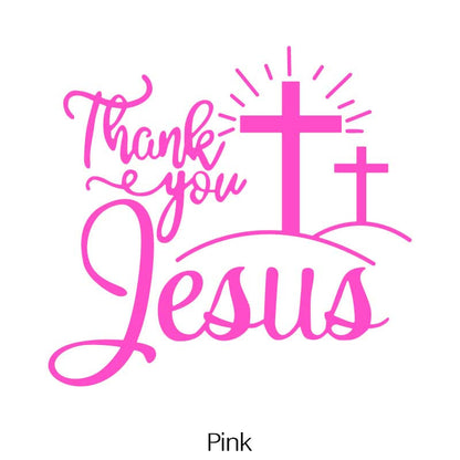 4 Car Stickers, Christian God, Car Body Bumper Vinyl Stickers Suitable for Cars, Laptops, Water Bottles, Motorcycles, Windows, Walls, Etc. (Default Size M)