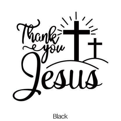 Christian God Car Stickers 4pcs – Waterproof Vinyl Bumper Decals for Cars, Laptops, Water Bottles, Motorcycles & Windows, Faith Cross Religious Sticker Set, Multi-Color Options