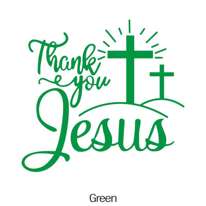 Christian God Car Stickers 4pcs – Waterproof Vinyl Bumper Decals for Cars, Laptops, Water Bottles, Motorcycles & Windows, Faith Cross Religious Sticker Set, Multi-Color Options