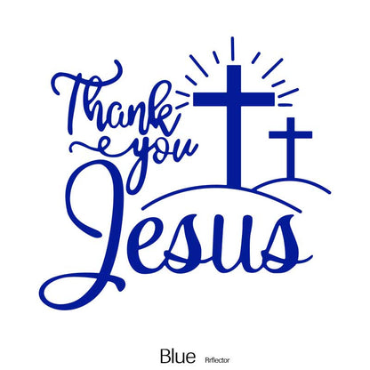 Christian God Car Stickers 4pcs – Waterproof Vinyl Bumper Decals for Cars, Laptops, Water Bottles, Motorcycles & Windows, Faith Cross Religious Sticker Set, Multi-Color Options