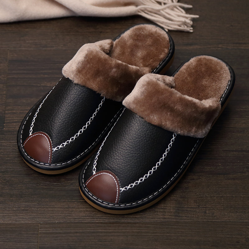 Men's Slippers - Slip-On Ease & Warm Lining