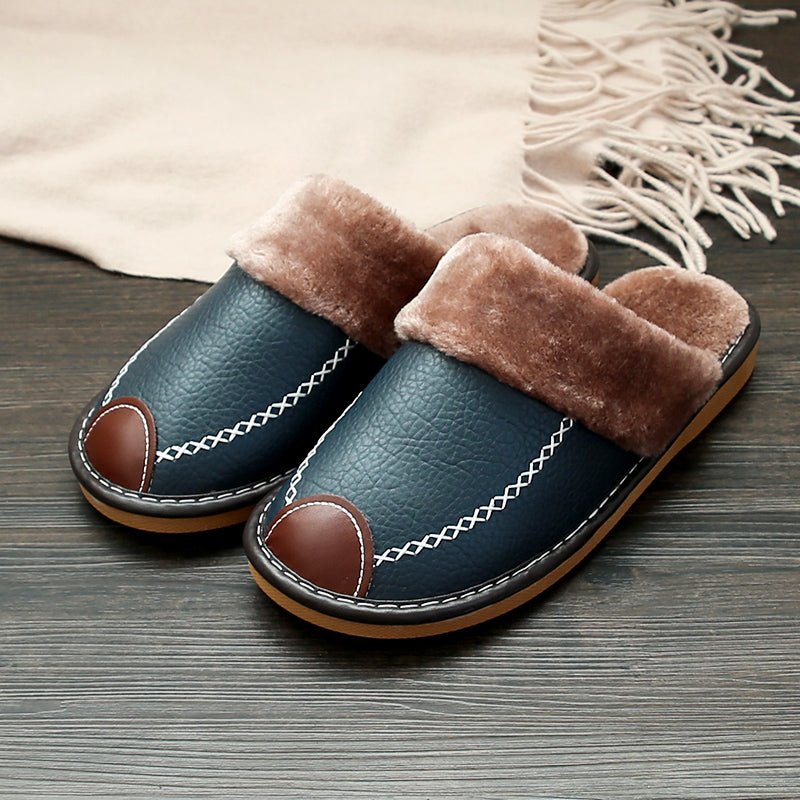 Men's Slippers - Slip-On Ease & Warm Lining