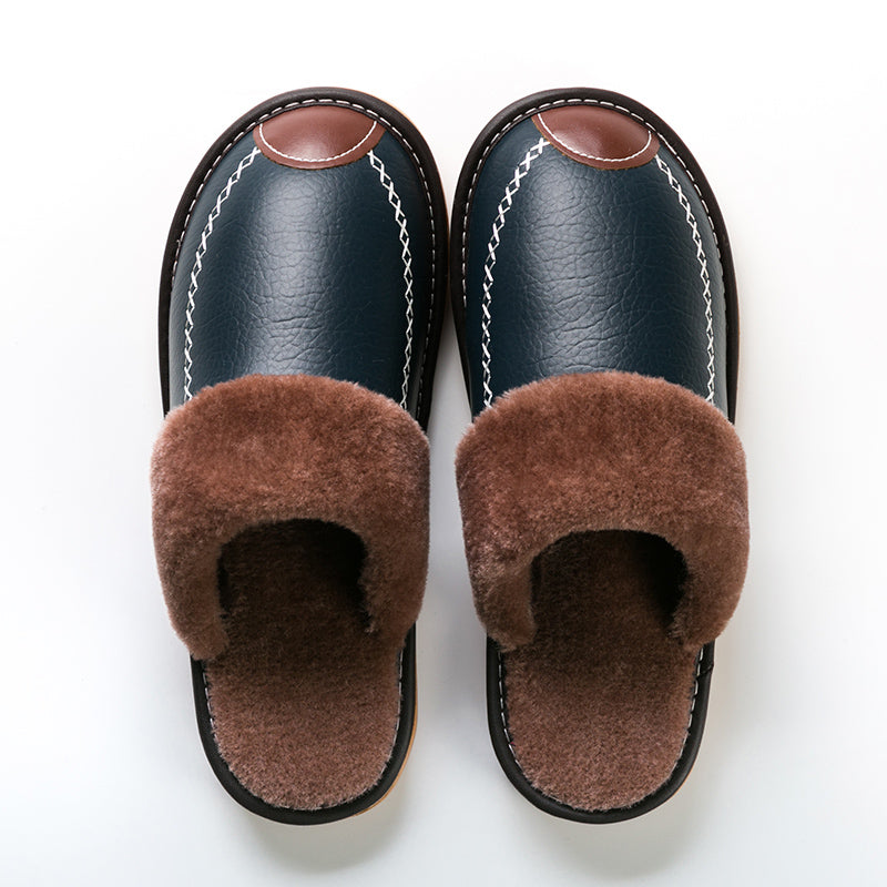 Men's Slippers - Slip-On Ease & Warm Lining