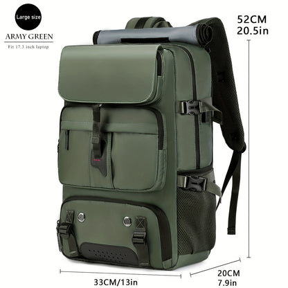 Large Capacity Laptop Backpack with Shoe Compartment & USB Charging Port – Waterproof Soft Shell Daypack for Men & Women, Multi-Functional Travel Rucksack for Business, College & Daily Commute, Multiple Colors Available
