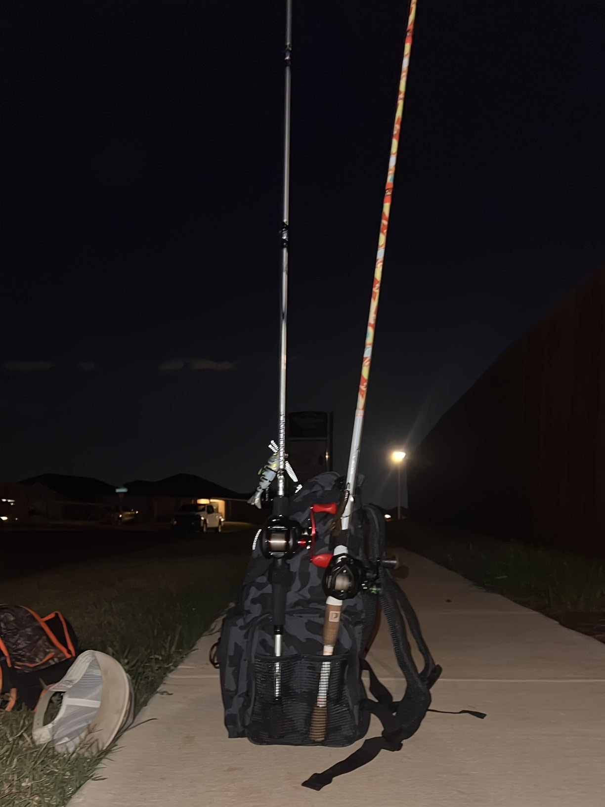 Waterproof Fishing Rod Backpack 42L – Built-In Rod Tube, 16 Pockets & Insulated Cooler Option | Black, Camo, Khaki, Gray