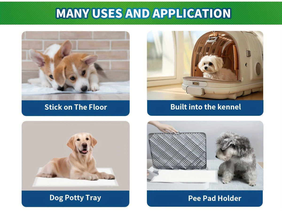 Disposable Dog Pee Pads for Puppy Training - Super Absorbent Leak-Proof Potty Pads with Odor Control, Housebreaking Training Pads for Dogs, 80/100/240 Count, 22"x22" 30"x36" 36"x36"