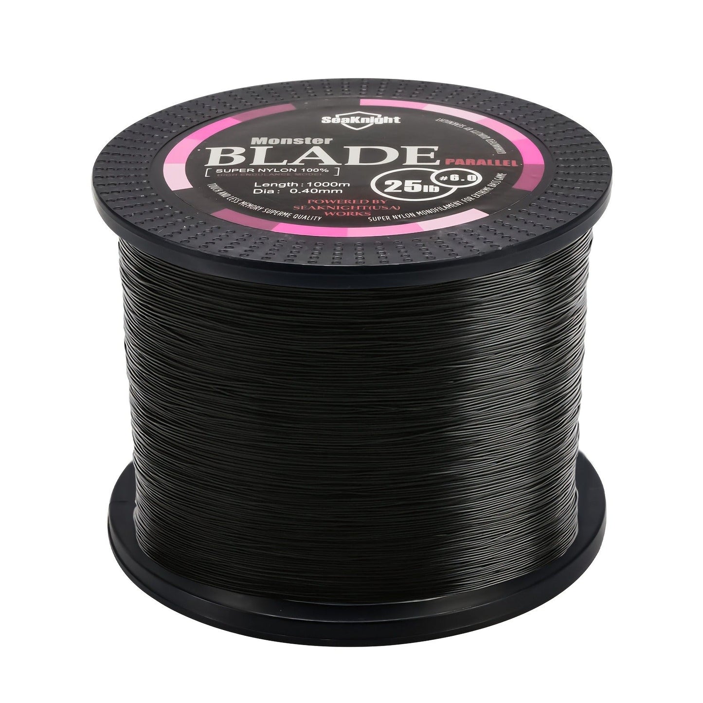 Monofilament Fishing Line 1000M / 1093Yds – Nylon Mono Line for Freshwater & Saltwater, 2-35LB, Black & White