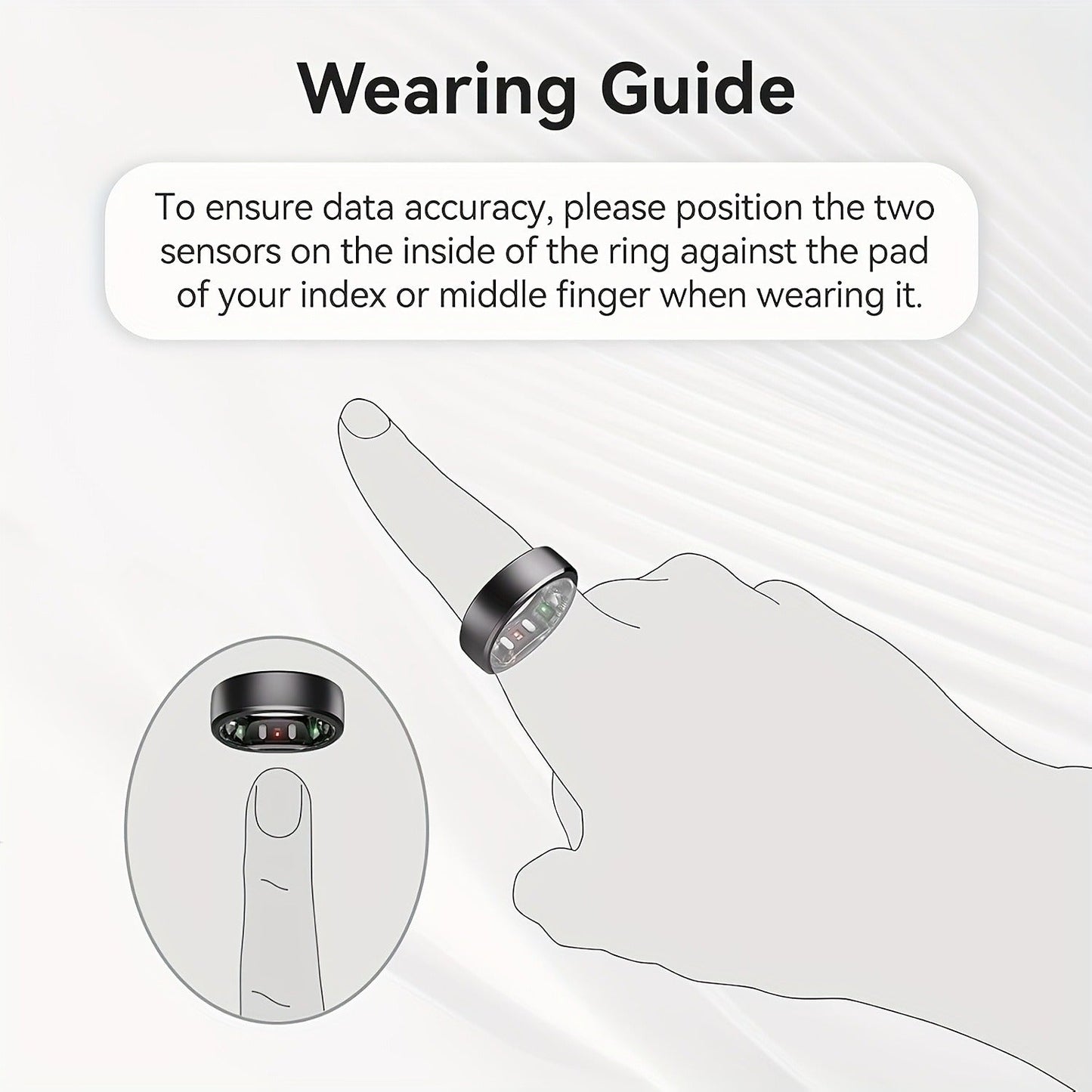 Waterproof Smart Ring – Sleep & Fitness Tracker for Men Women