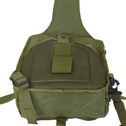 Tactical Chest Bag – Single Shoulder Crossbody Sling Pack for Hiking, Patrol & Outdoor EDC, Adjustable Strap, Multi-Pocket
